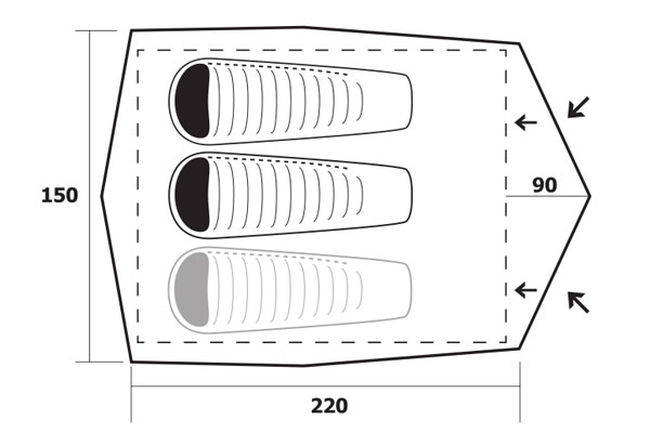 Намет Trimm COMET Sand - фото 3