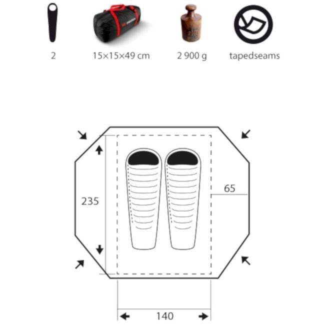 Намет Trimm Apolos-D Llime Green Grey - фото 2