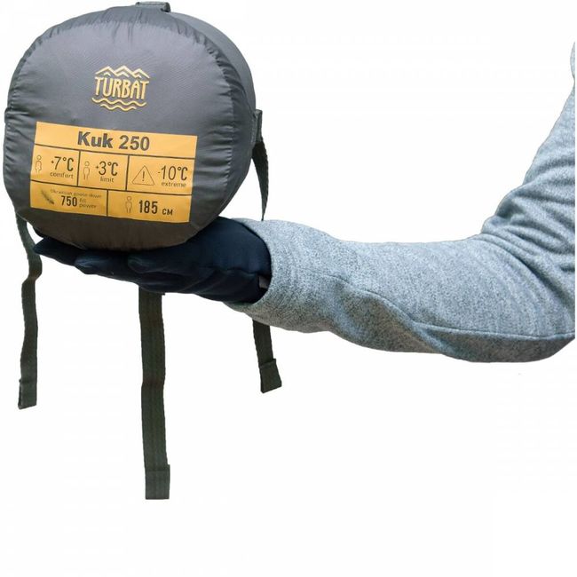 Спальник Turbat KUK 250 Yellow Blue - фото 2