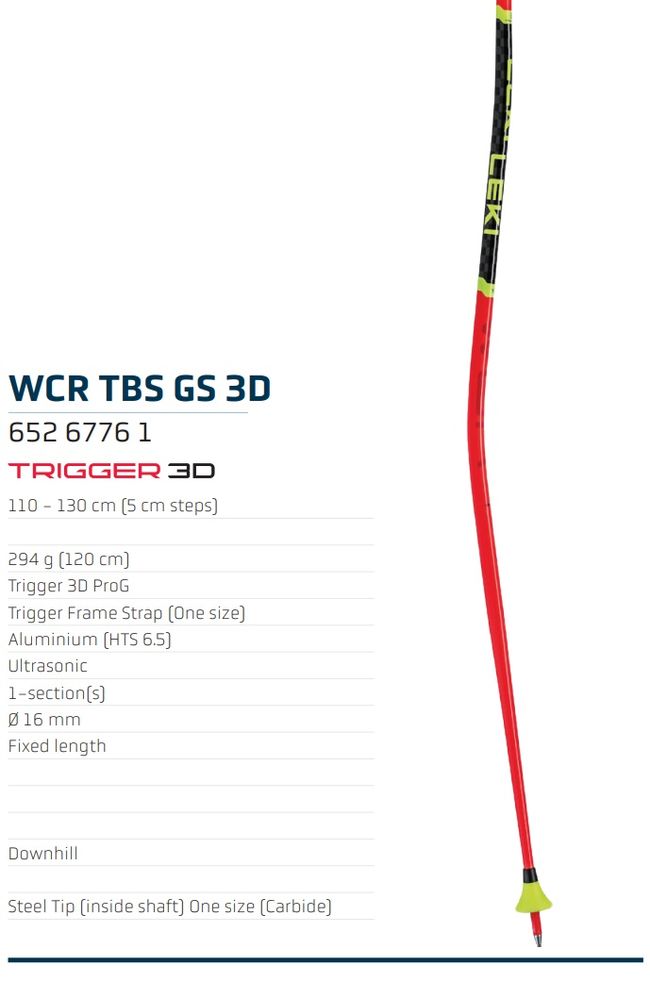 Палки гiрськолижнi Leki WCR TBS GS 3D '26 - фото 8