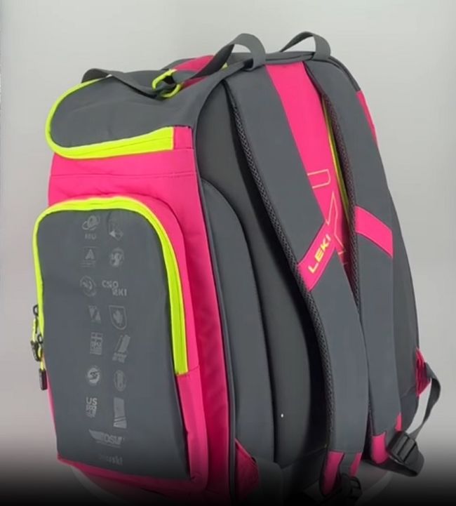 Leki Skiboot Bag WCR / 60L neonpink-black-neonyellow - фото 2