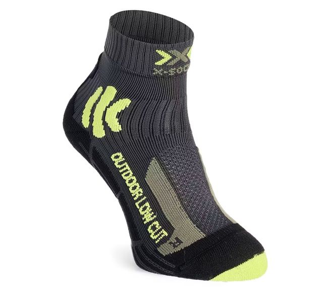 Трекінгові шкарпетки X-Socks Trek Outdoor Low Cut Men Anthracite/Lime - фото 2