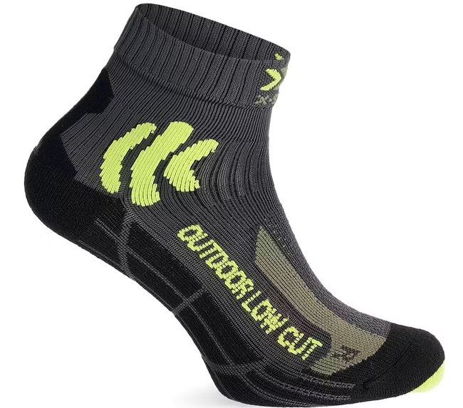 Трекінгові шкарпетки X-Socks Trek Outdoor Low Cut Men Anthracite/Lime - фото 3