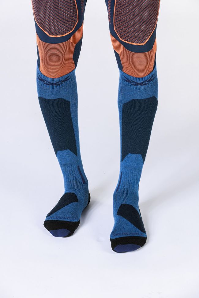 Лижні шкарпетки X-Socks Ski Discover OTC Blue Blossom / Marine - фото 2