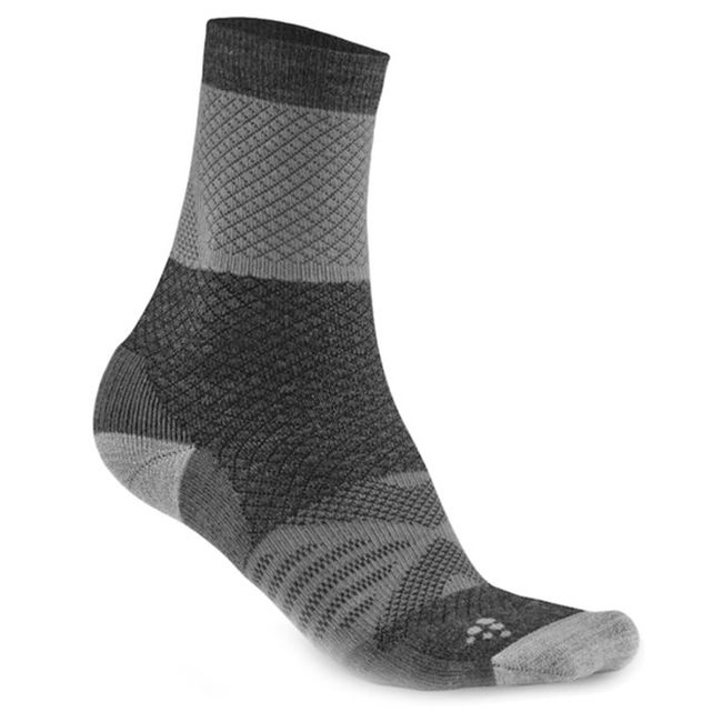 Шкарпетки для бігових лиж Craft XC Warm Sock Asphalt/White - фото 1