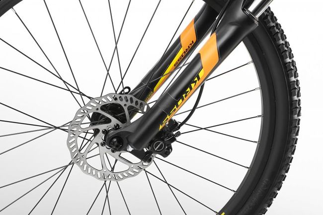 Велосипед Kross HEXAGON X6 black / yellow matte '16 - фото 8