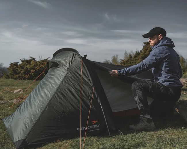 Намет двомісний Easy Camp Sarek 2 Dark Grey/Green - фото 10
