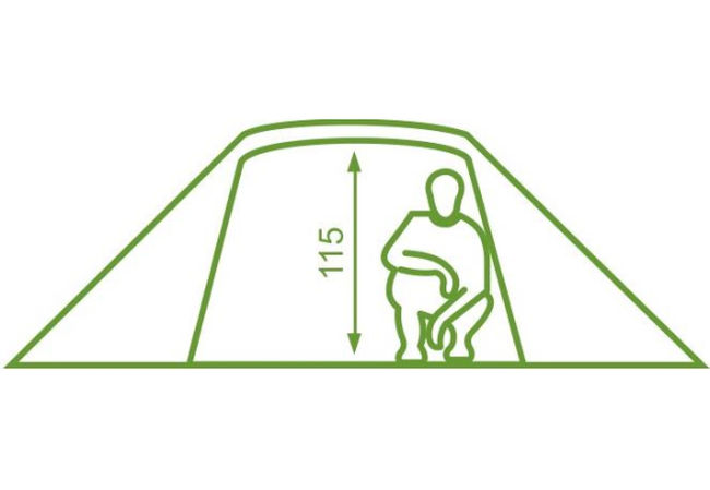 Намет Mousson DELTA 2 AL Amber - фото 2