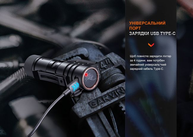 Ліхтар налобний Fenix HM71R - фото 14