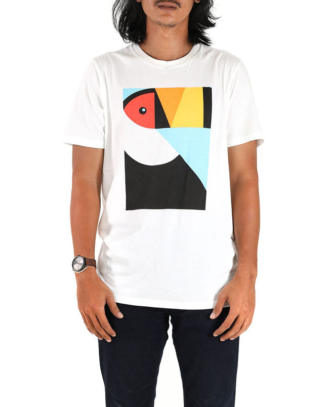 Футболка Rip Curl Toucanos Regresos SS TEE Light Blue - фото 3