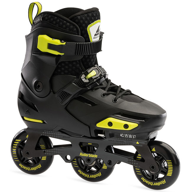 Ролики Rollerblade Apex 3WD Black-lime - фото 1