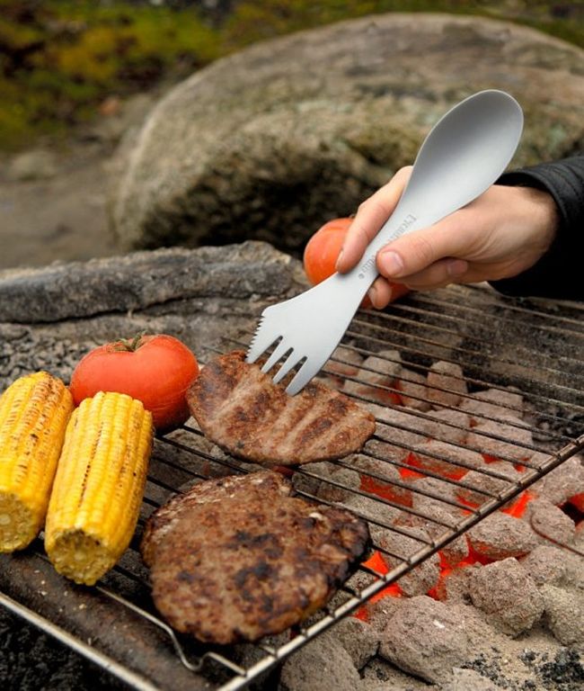 Ложка і виделка в чохлі LIGHT MY FIRE Spork Case yellow - фото 2