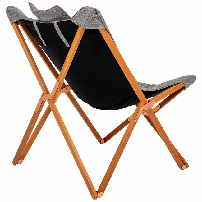 Крісло розкладне Bo-Camp Bloomsbury L Grey - фото 15