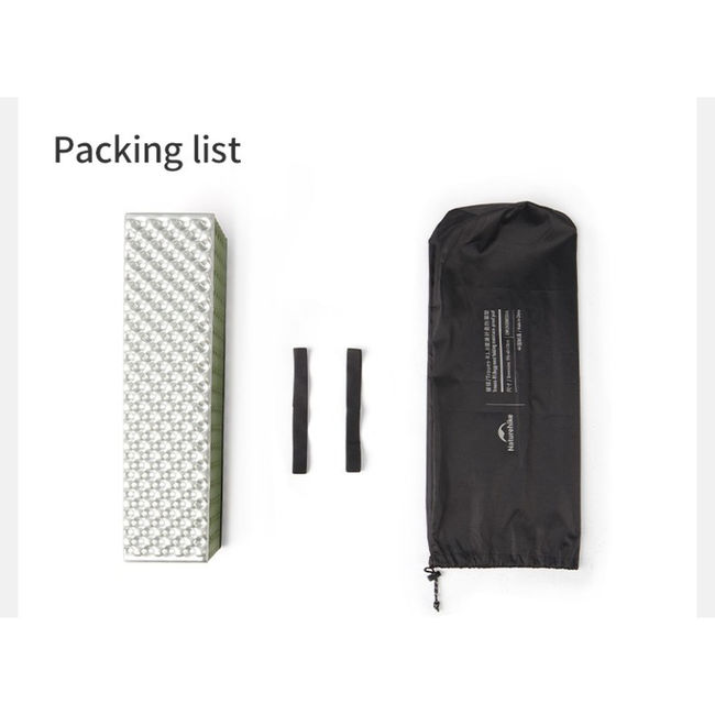 Килимок складаний Naturehike IXPE CNK2450WS044 Blue алюмінієва плівка - фото 2