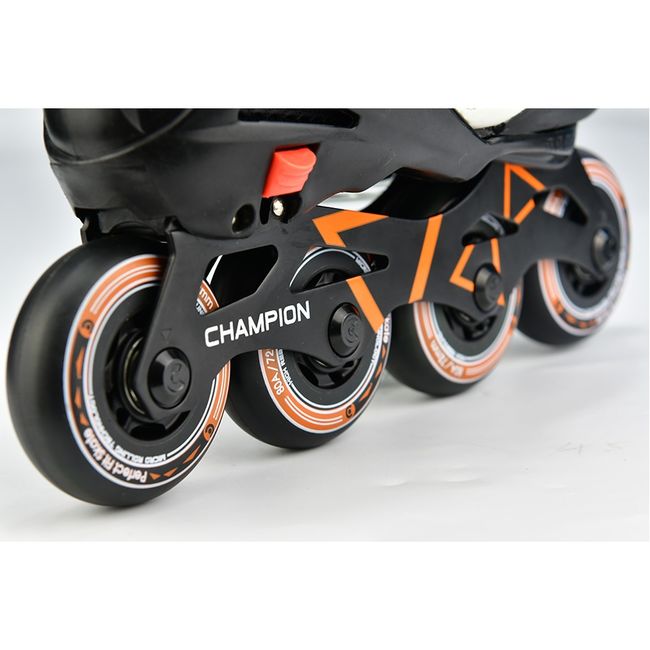 Ролики Micro Champion Orange-black - фото 5