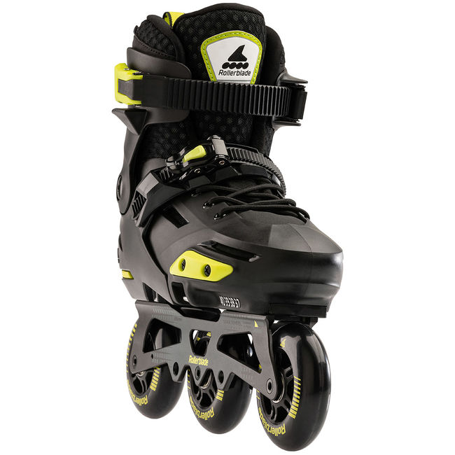 Ролики Rollerblade Apex 3WD Black-lime - фото 4