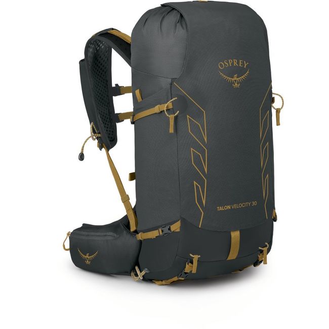 Рюкзак Osprey Talon Velocity 30 Dark charcoal/tumbleweed yellow - фото 1