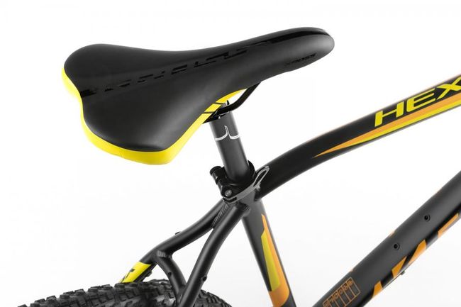 Велосипед Kross HEXAGON X6 black / yellow matte '16 - фото 5