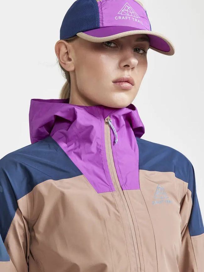 Куртка жіноча Craft PRO Trail Hydro Jacket Women Tide-Sepia - фото 2