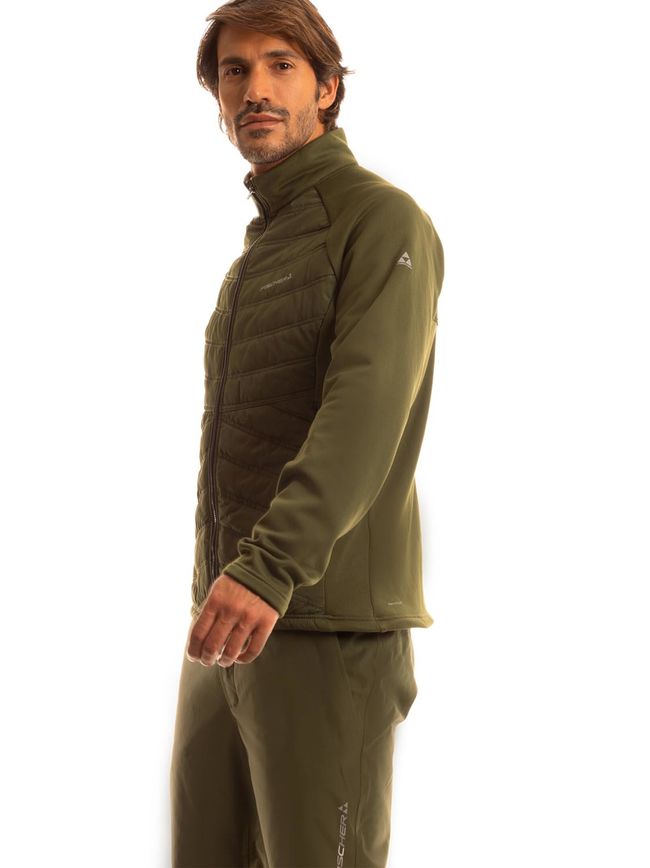 Чоловіча флісова кофта Fischer Dynamic Hybrid Rifle green - фото 4