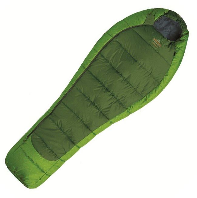 Спальник Pinguin MISTRAL 185 green -left - фото 1