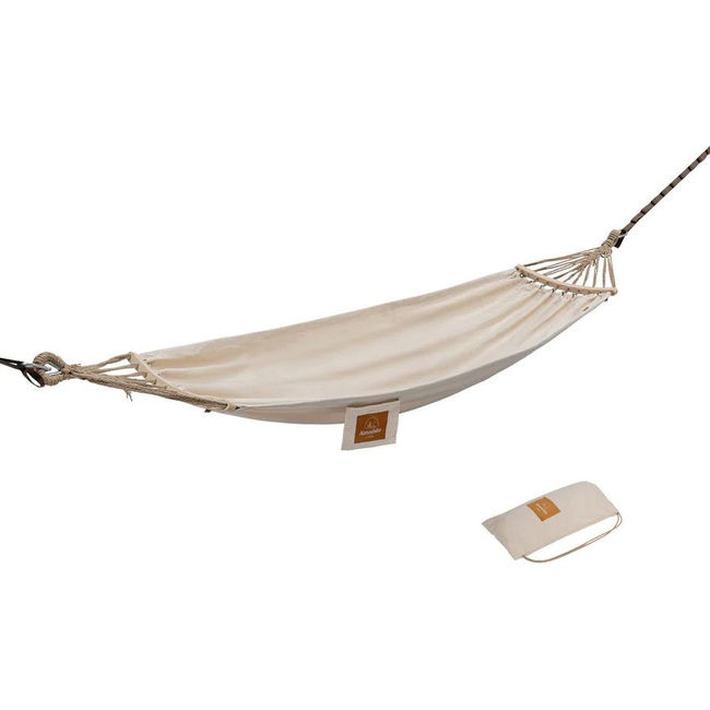 Гамак одномісний Naturehike NH20DC001 Cotton Beige - фото 1
