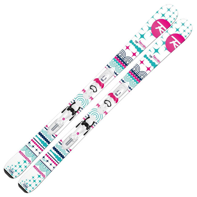 Rossignol TERRAIN GIRL (104-140)+ Кр. Kid-X 45 B76 '16 - фото 1