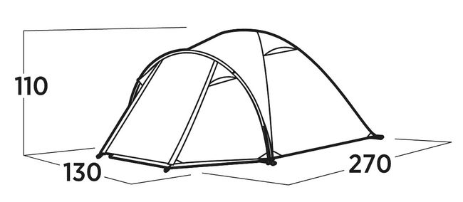 Намет двомісний Easy Camp Setesdal 2 - фото 6