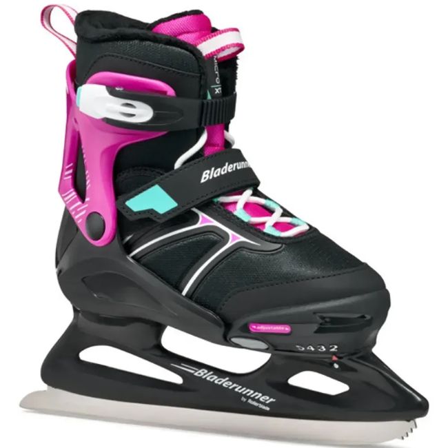 Ледові ковзани Bladerunner Micro XT Ice G black-fuchsia - фото 1
