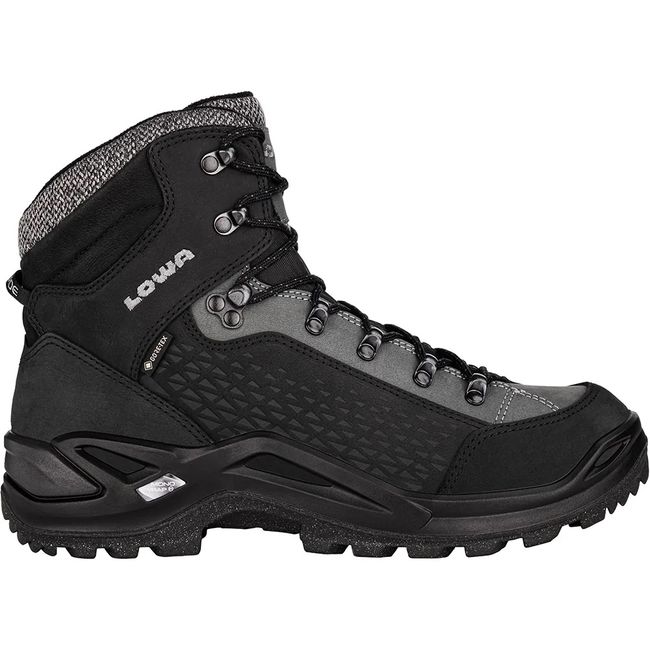 Чоловічі черевики Lowa Renegade Warm GTX Mid Black-Grey - фото 2