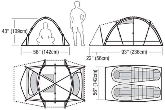 Намет Marmot THOR 2P TENT terra cotta/pale pumpkin - фото 4