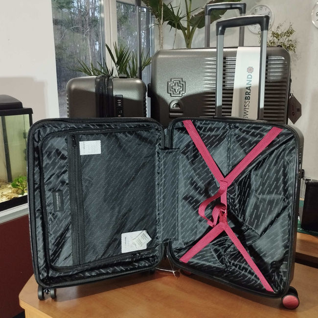 Валіза Swissbrand Enstone S Grey - фото 2