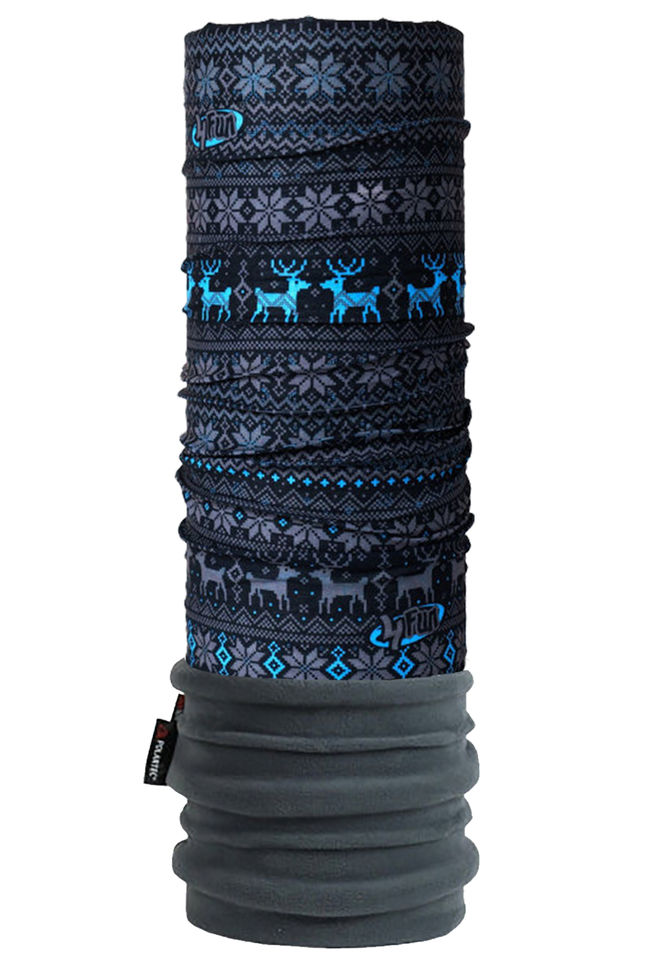 Баф 4Fun AW Polartec Deer Blue - фото 1