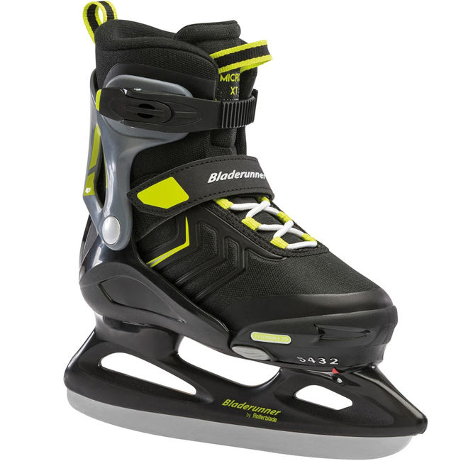 Льодові ковзани Bladerunner Micro XT Ice black-lime - фото 1