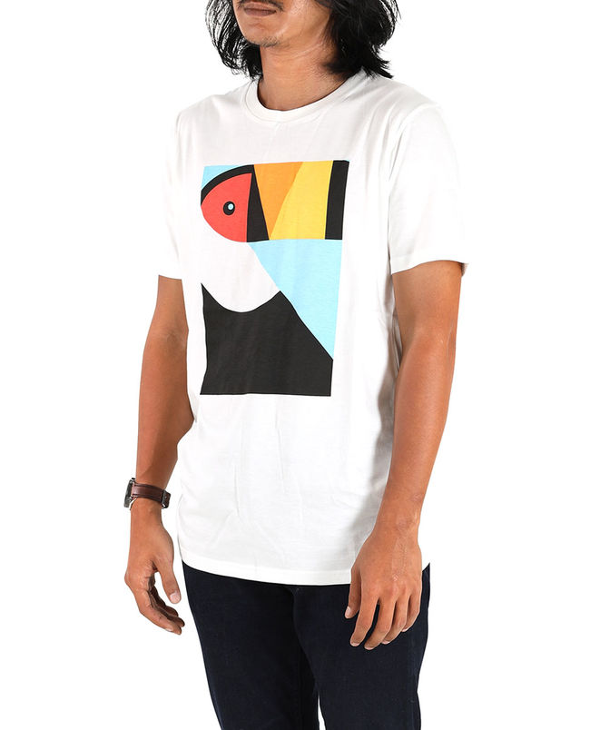 Футболка Rip Curl Toucanos Regresos SS TEE Light Blue - фото 4