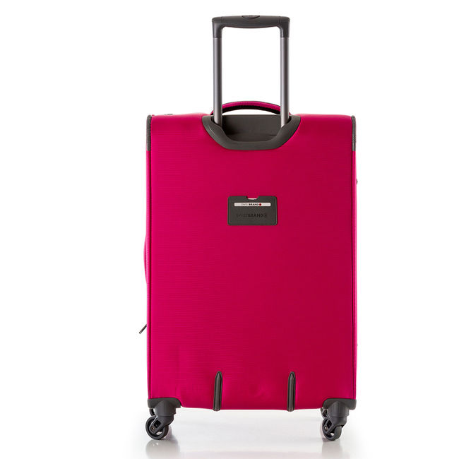 Валіза Swissbrand Silkeborg M Fuchsia-Light Grey - фото 2