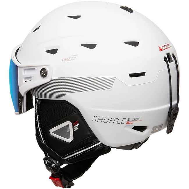 Шолом гірськолижний Cairn Shuffle Visor Evolight NXT white Cat.1-3 - фото 2