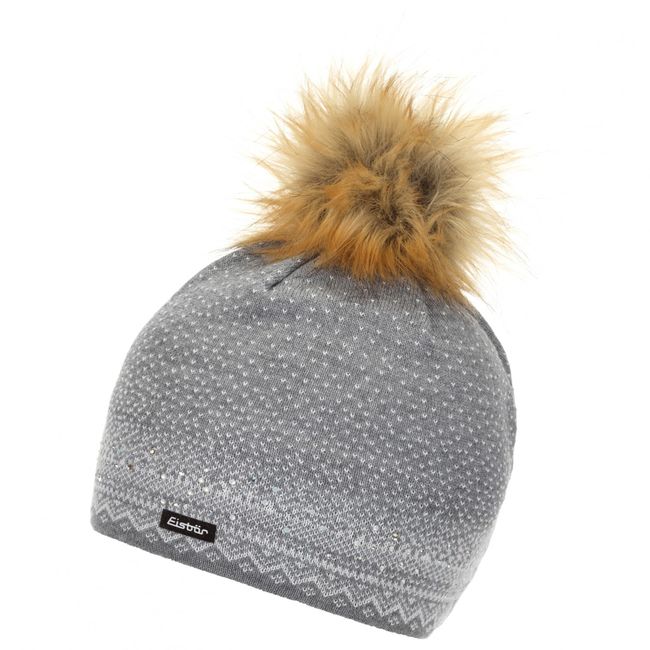 Шапка Eisbar Yaelle Lux Crystal Mu Grey White - фото 1