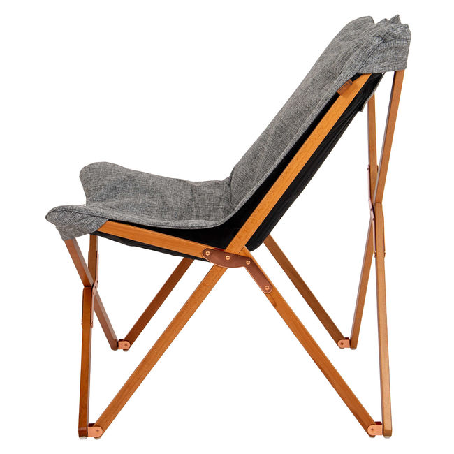 Крісло розкладне Bo-Camp Bloomsbury L Grey - фото 3