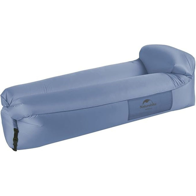 Ламзак з підголовником Naturehike NH20FCD06 Blue - фото 1