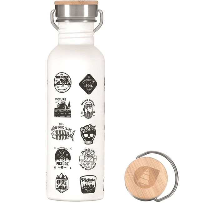 Фляга Picture Organic Hampton White logos - фото 2