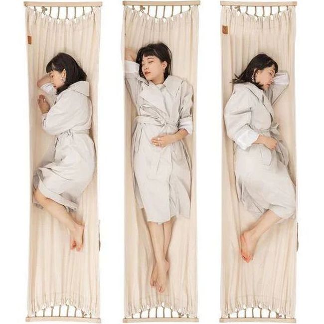 Гамак одномісний Naturehike NH20DC001 Cotton Beige - фото 6