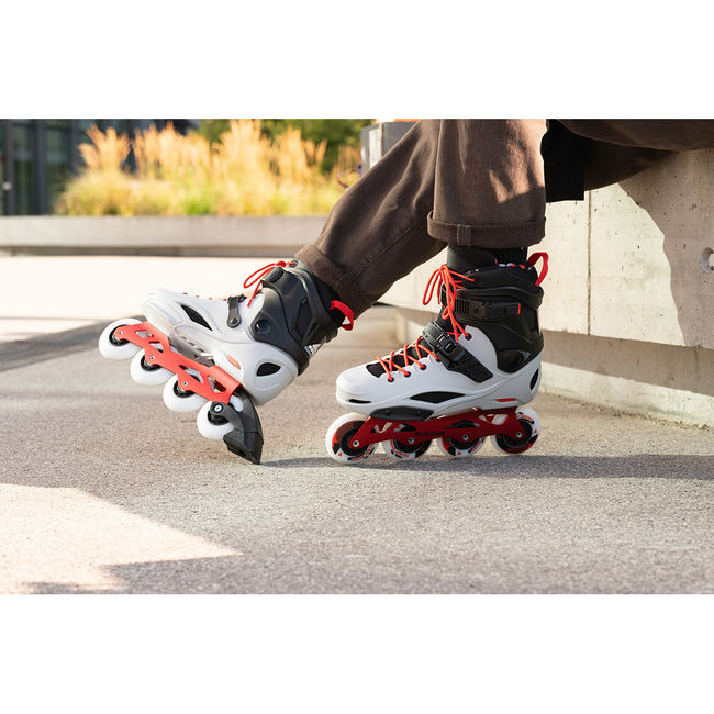 Ролики Rollerblade RB Pro X Grey-warm red - фото 7
