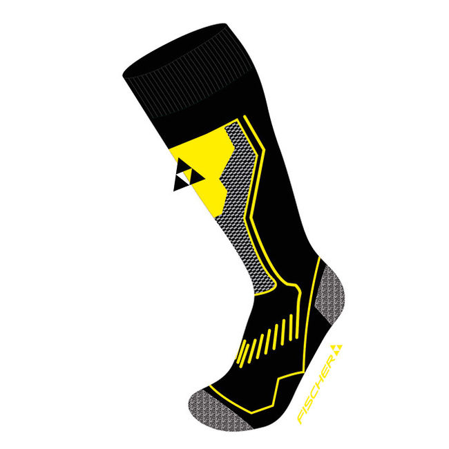 Шкарпетки Fischer Alpine Comfort Black/Yellow - фото 1