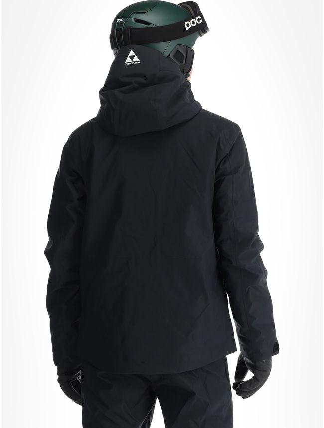Гірськолижна чоловіча куртка Fischer Explorer Black - фото 3