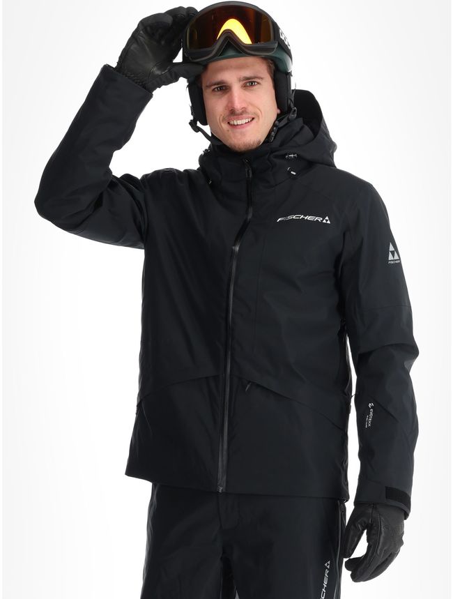 Гірськолижна чоловіча куртка Fischer Explorer Black - фото 2