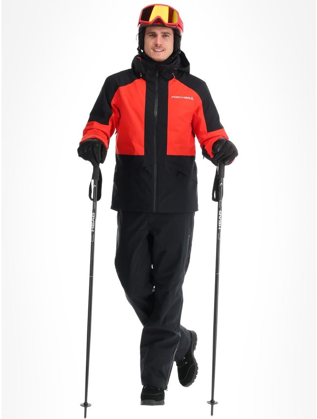 Гірськолижна чоловіча куртка Fischer Explorer Red - фото 4