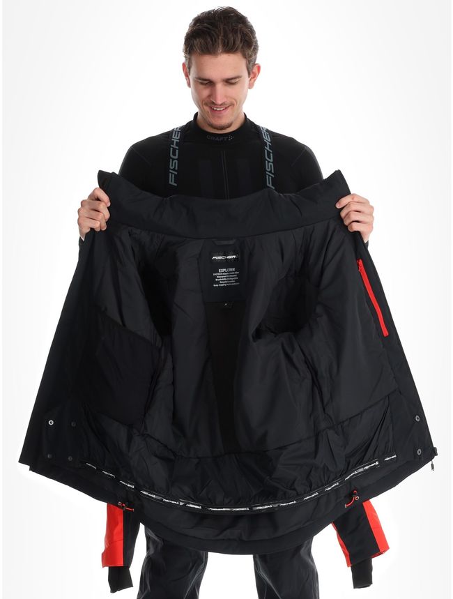 Гірськолижна чоловіча куртка Fischer Explorer Red - фото 5