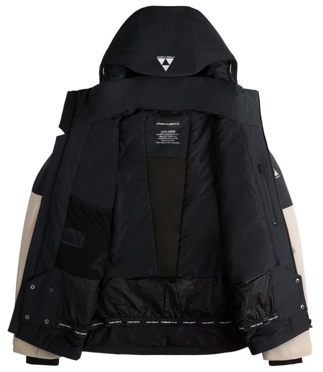 Гірськолижна чоловіча куртка Fischer Explorer Сobblestone Beige - фото 3