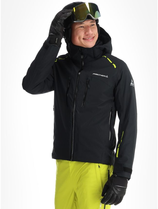 Гірськолижна чоловіча куртка Fischer RC4 Jkt Black - фото 2